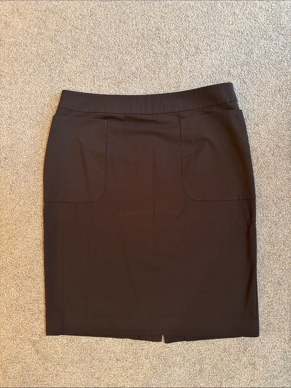 Daisy Fuentes Black Pencil Skirt with Front Pockets